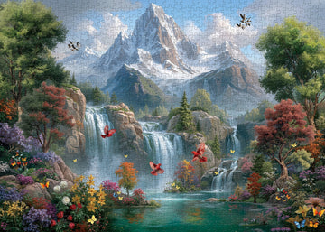 Waterfall Fairyland Jigsaw Puzzle 1000 Pieces